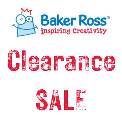 baker ross|baker ross clearance.